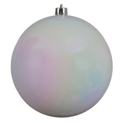 Decoris Large Shatterproof Bauble in White Iris image 0