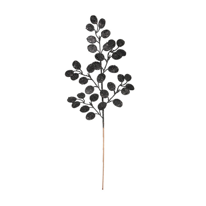 APAC Black Glitter Eucalyptus Stem image 0