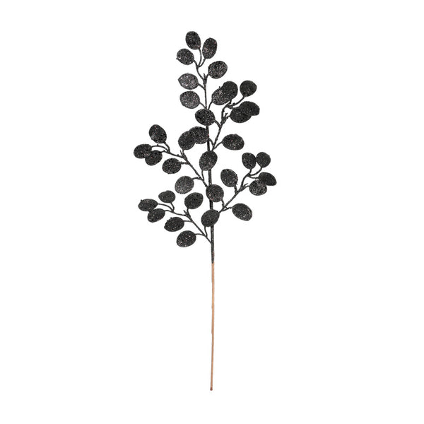 APAC Black Glitter Eucalyptus Stem image 0