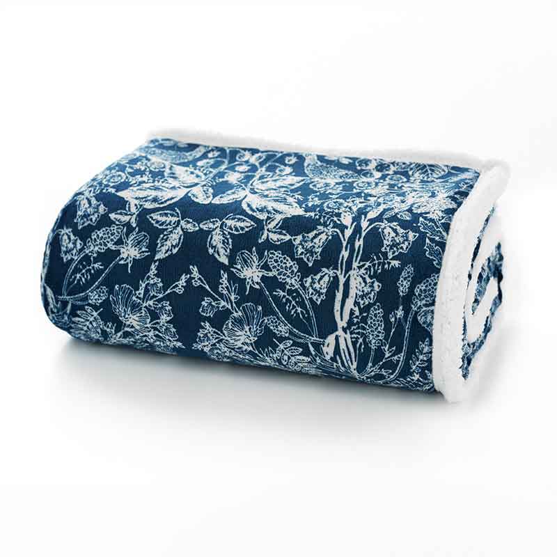 Deyongs Ultra Plush Secret Garden Throw - Blue image 0