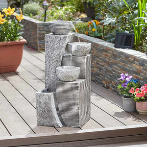 Smart Garden Aztec Falls Solar Powered Water Feature image 0