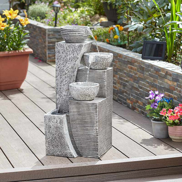 Smart Garden Aztec Falls Solar Powered Water Feature image 0