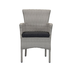 Orchard Life Elberta 4 Seat Round Dining Set with 2.5m Parasol & Base (Grey Weave) image 13