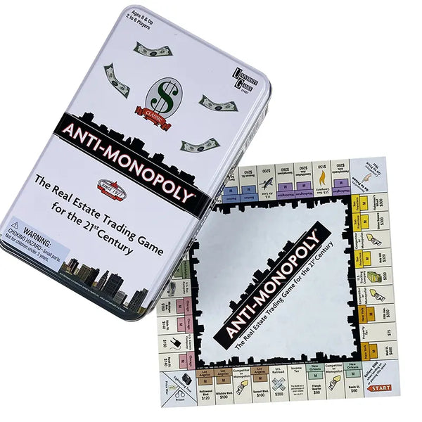 Anti-Monopoly Mini Tin Trading Game image 2