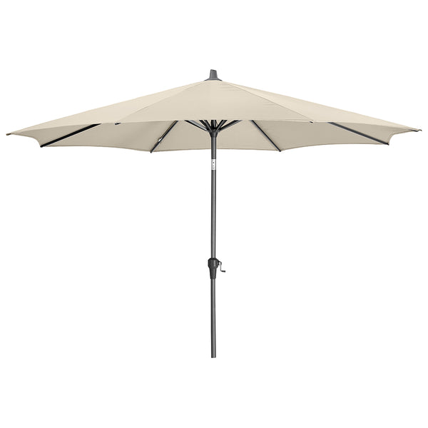 Platinum Riva 3m Round Crank & Tilt Parasol – Champagne (Ivory) image 11