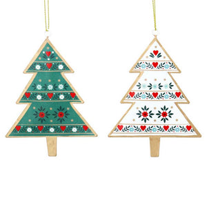 Gisela Graham Alpine Tin Tree (Assorted Designs) image 0