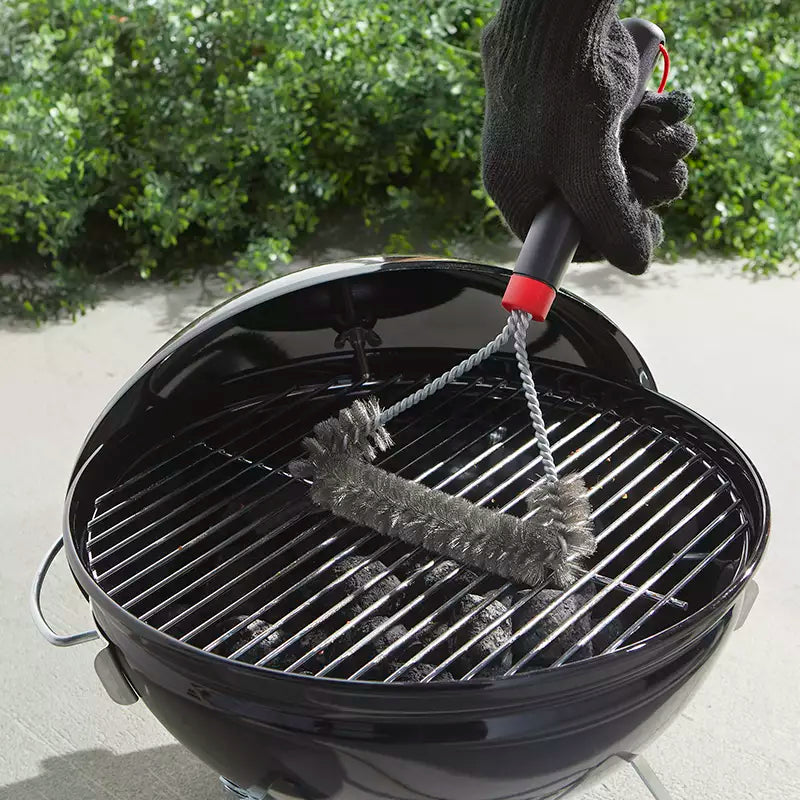 Weber Three Sided Barbecue Brush, 30cm image 0