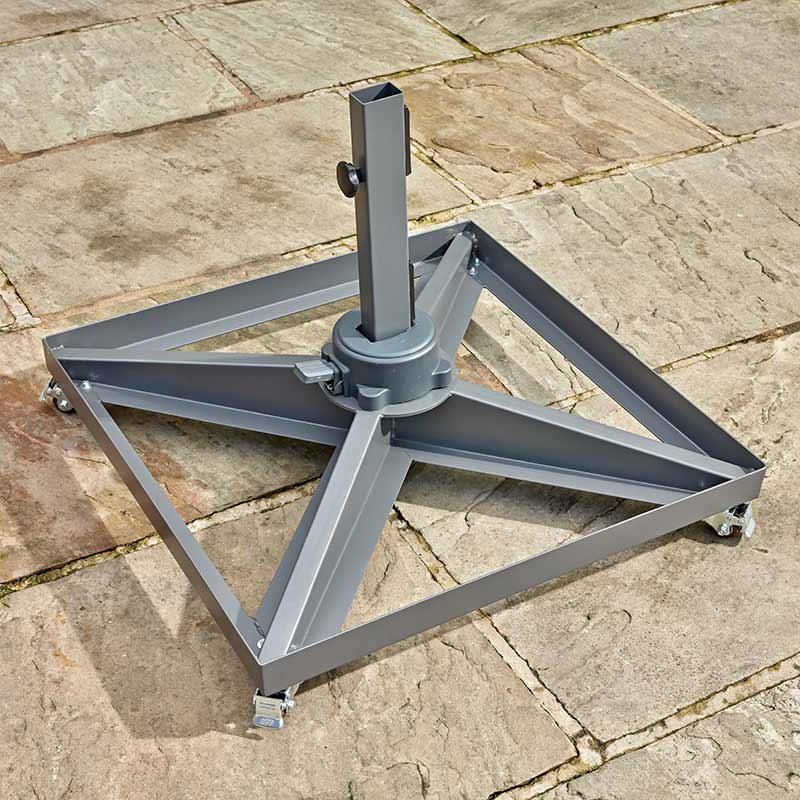 Bramblecrest Cantilever Parasol Base Frame with Wheels (Granite not included) image 0