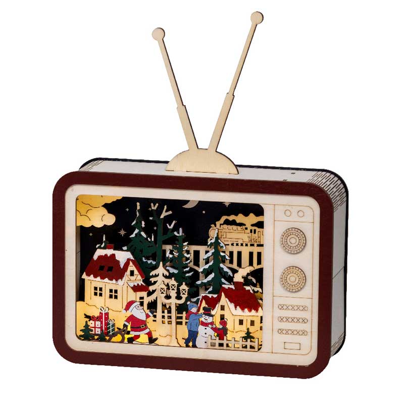 Lumineo LED Plywood TV image 0