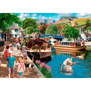House of Puzzles Sunny Afternoon 500 Piece Jigsaw Puzzle image 0