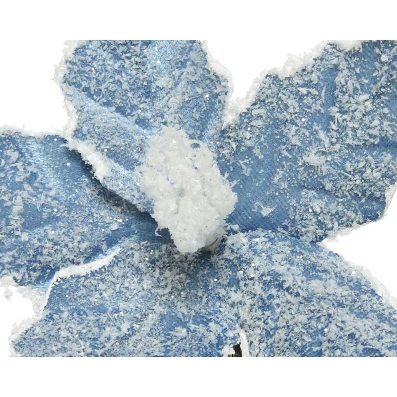 Everlands Winter Sky Poinsettia Clip (Assorted Designs) image 0