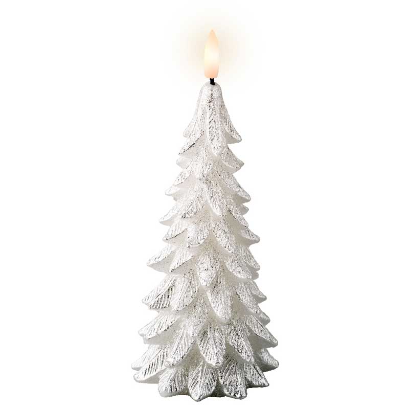 Lumineo Silver LED Tree Candle image 0