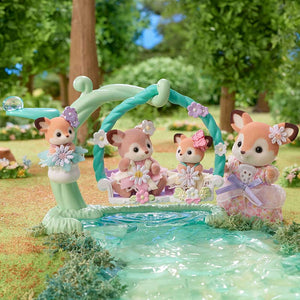 Sylvanian Families Deer Babies - Floral Swing Set image 2