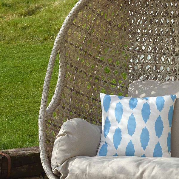 Bramblecrest Chedworth Double Hanging Cocoon in Sandstone Rattan image 2