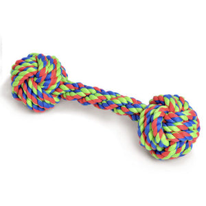 Petface Woven Knotted Rope Bone Dog Toy image 0