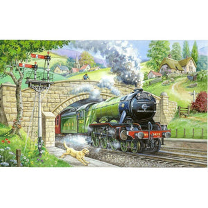 House of Puzzles Train Spotting Big 250 Piece Jigsaw Puzzle image 0
