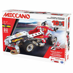 Meccano, 10-in-1 Racing Vehicles STEM Model Building Kit, Ages 8+ image 0