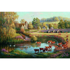 House of Puzzles Waiting To Cross Big 250 Piece Jigsaw Puzzle image 0
