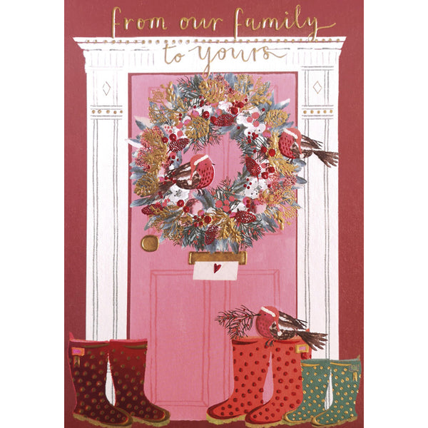Louise Tiler Our Family To Yours Christmas Card image 0