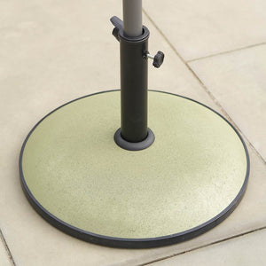Platinum Piemonte 15kg Concrete Parasol Base in Green image 0