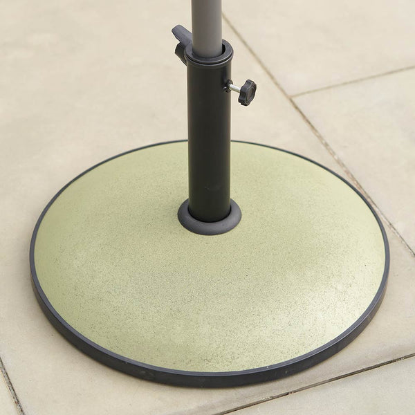 Platinum Piemonte 15kg Concrete Parasol Base in Green image 0