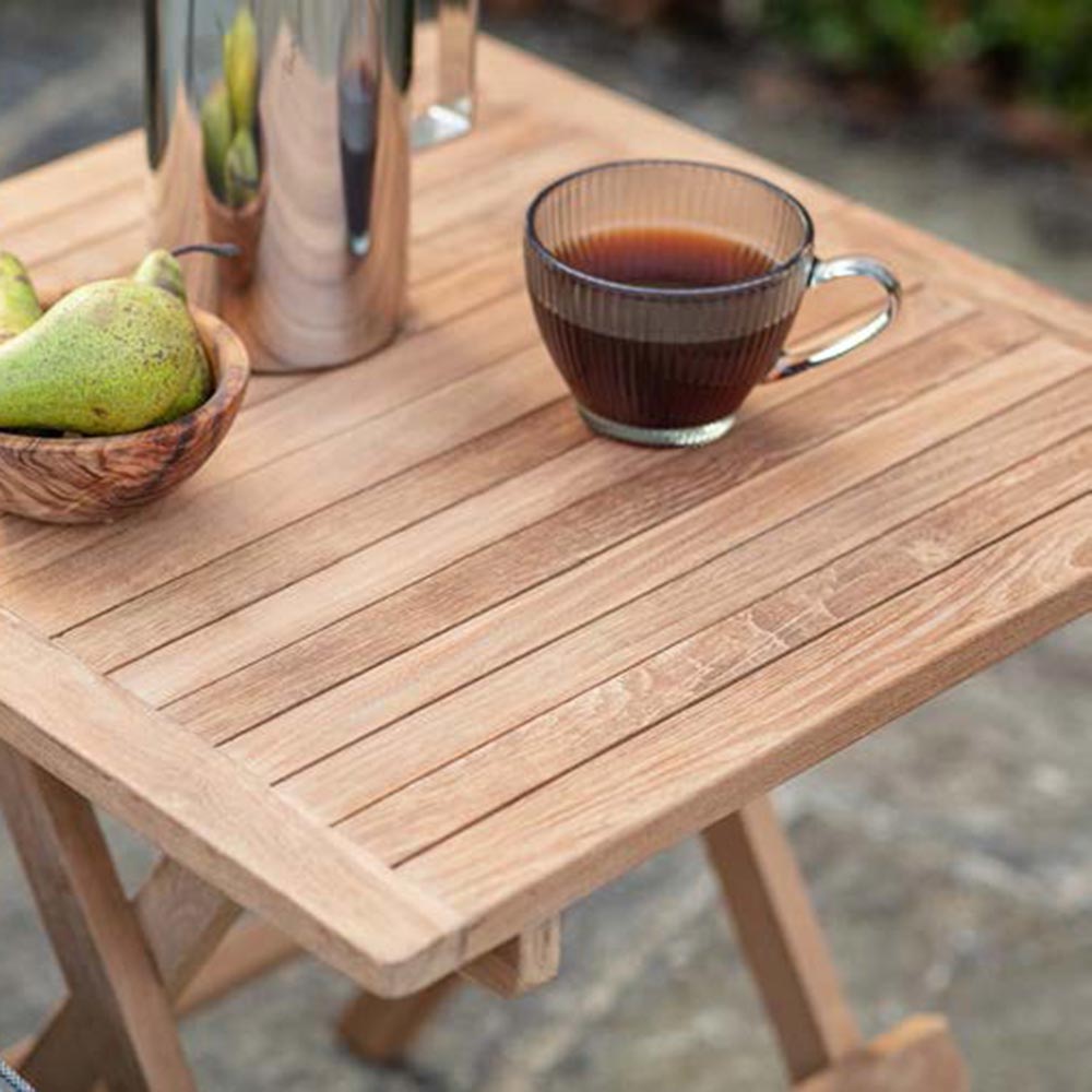 Bramblecrest Richmond Square Folding Wooden Table image 0