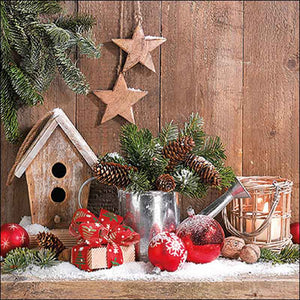 Ambiente Paper Napkins - Xmas Scene (Pack of 20) image 0