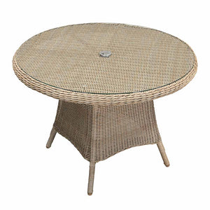 Orchard Life Bramley 4 Seat Round Dining Set with 2.5m Parasol & Base image 8