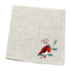 Peggy Wilkins Bobbin Robins Napkins (Pack of 4) image 0
