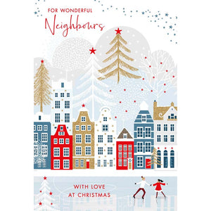 Nigel Quiney City Skating Christmas Card image 0