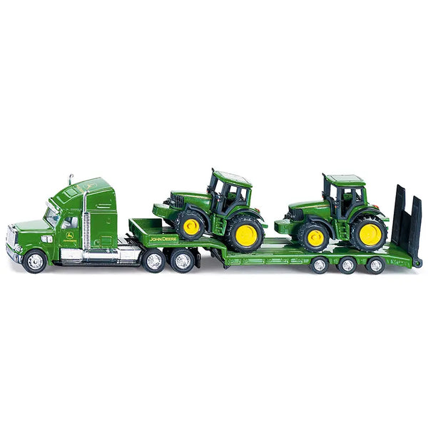 siku 1837 Low Loader with 2 John Deere Tractors 1:87 image 0