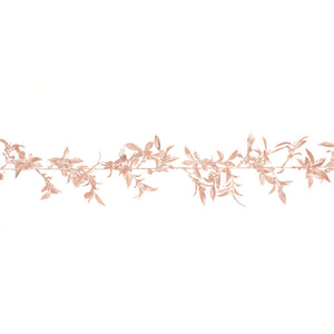 Floralsilk Rose Gold Sparkle Mini Leaf Garland image 0