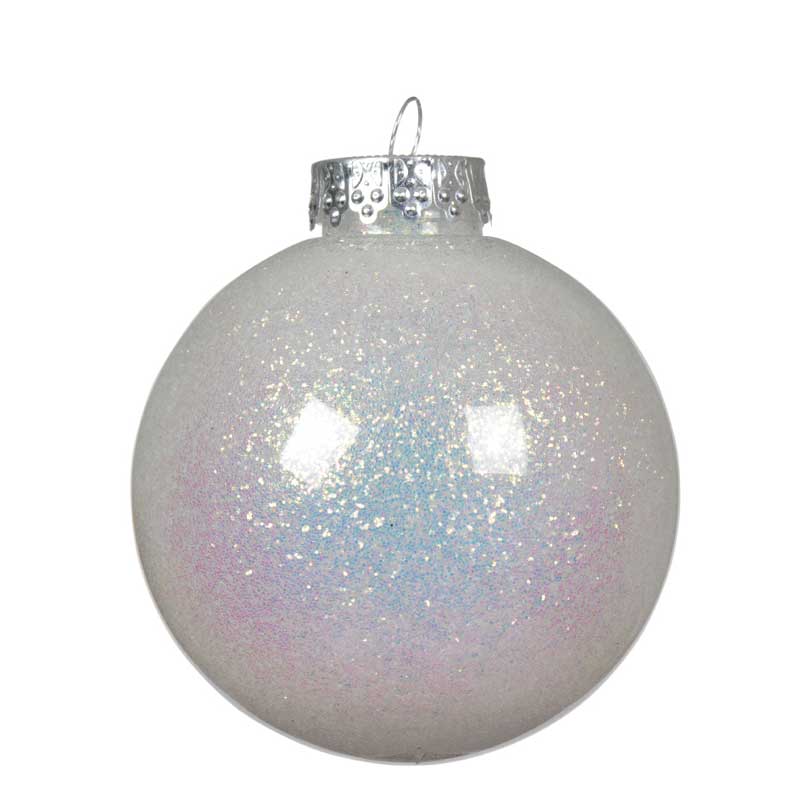 Decoris Shatterproof Bauble with Glitter image 0