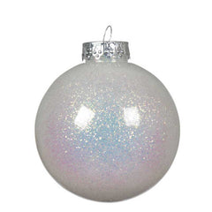 Decoris Shatterproof Bauble with Glitter image 0