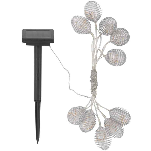 Smart Solar 10 Warm White Spiralight String Lights image 3