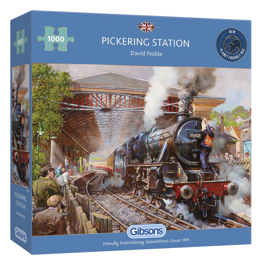 Gibsons Pickering Station 1000 Piece Jigsaw Puzzle image 0