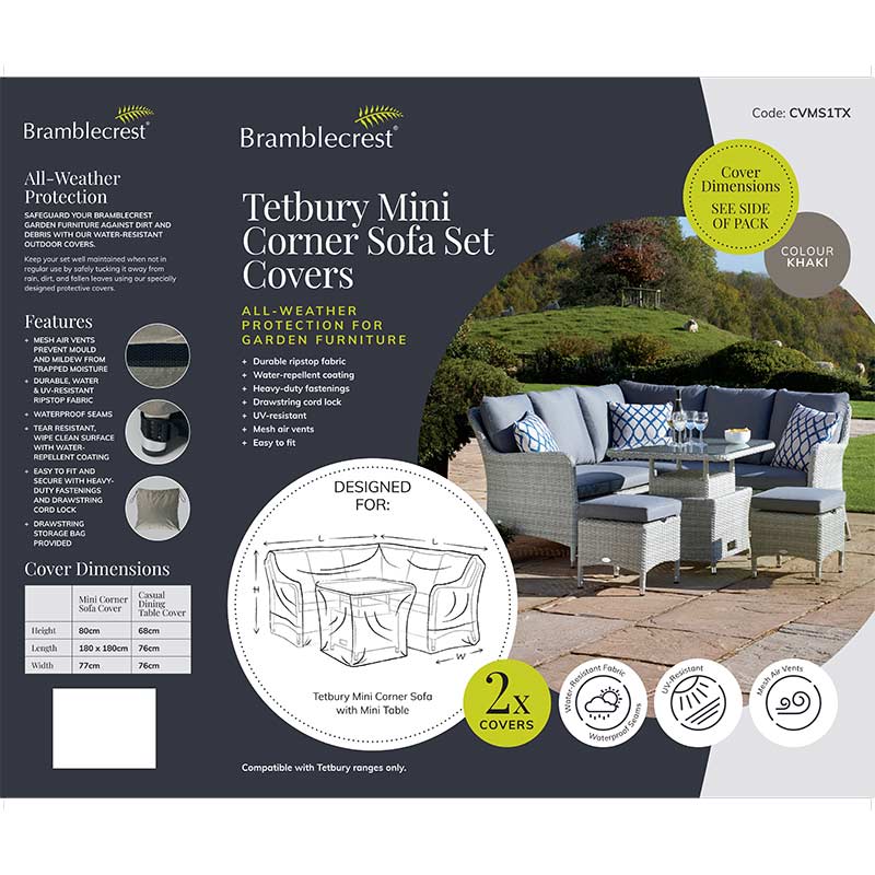 Bramblecrest Covers for Tetbury Mini Corner Sofa Set image 0