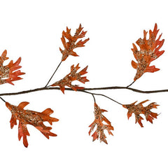 Everlands Red Copper Leaf Garland image 0