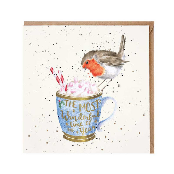 Wrendale Designs Winter Warmer Christmas Card image 0
