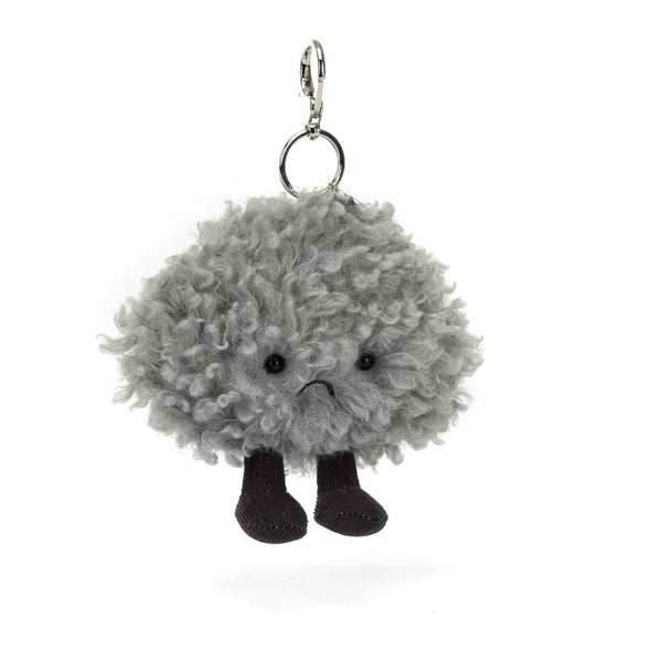Jellycat Amuseables Storm Cloud Bag Charm - Grey image 0