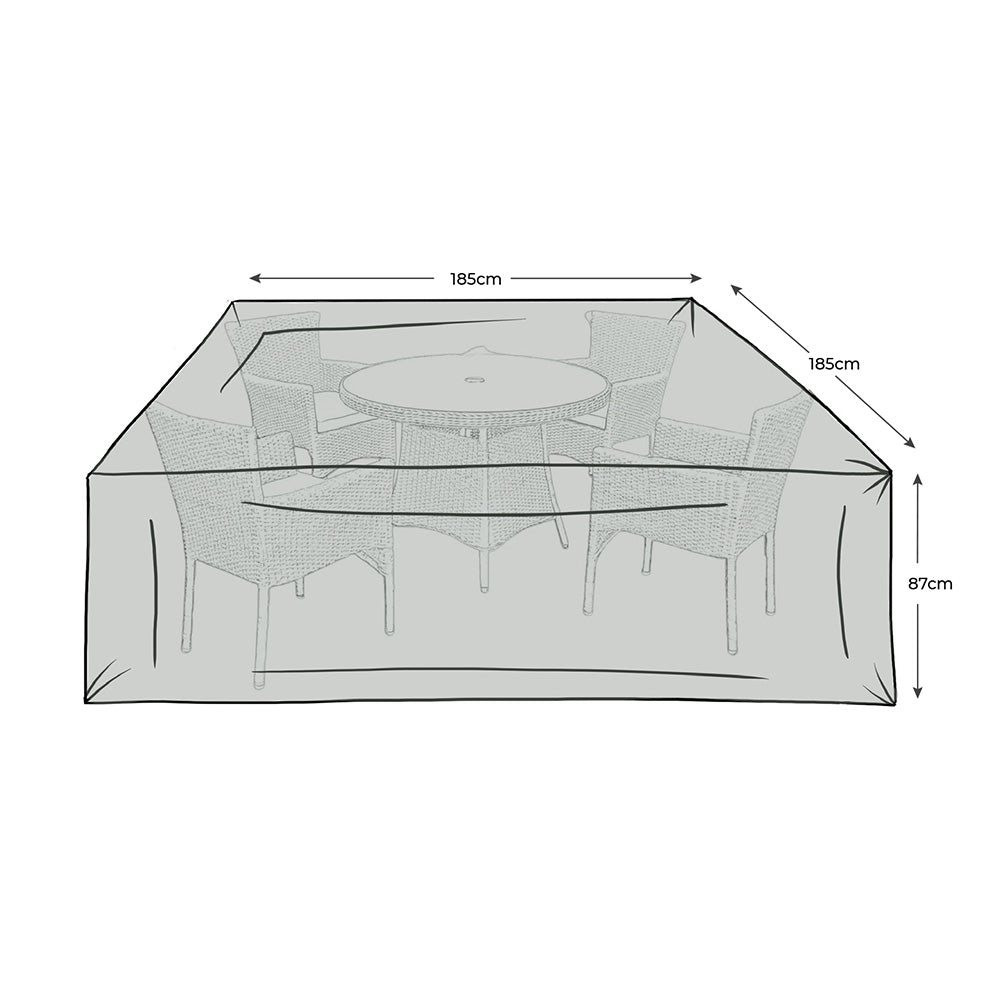 Orchard Life All-Weather Furniture Cover for Elberta 4 Seat Round Dining Set image 0