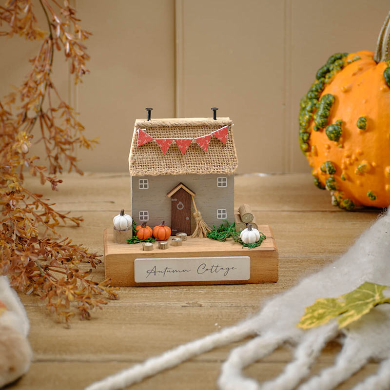Harvest Home €˜Autumn Cottage€™ Wooden House Block image 0