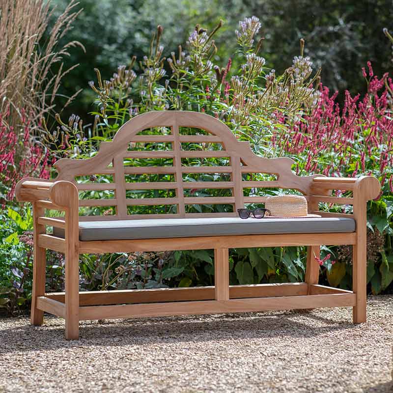Bramblecrest Lutyens Garden Bench Cushion - Taupe image 0