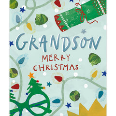 Woodmansterne Text Grandson Christmas Card image 0