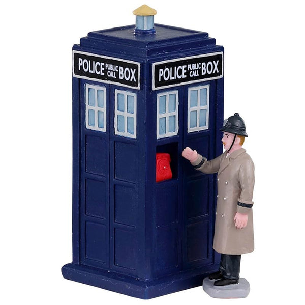 Lemax Police Call Box image 0