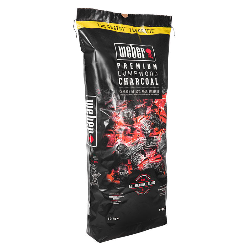 Weber Premium Lumpwood Charcoal, 10kg (Promo Pack) image 0