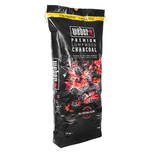 Weber Premium Lumpwood Charcoal, 10kg (Promo Pack) image 1