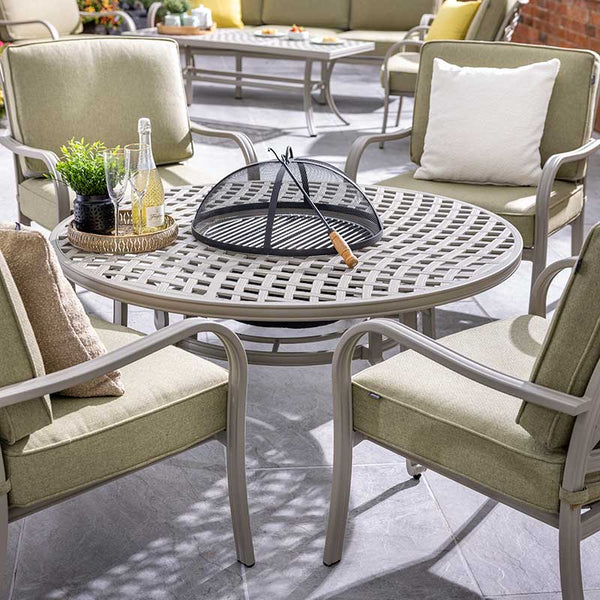 Hartman Buxton 4 Seat Cosy Fire Pit Lounge Set image 0