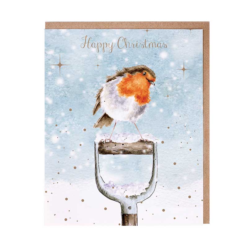 Wrendale Designs Notecard Pack - A Little Red Robin (Pack of 8) image 0