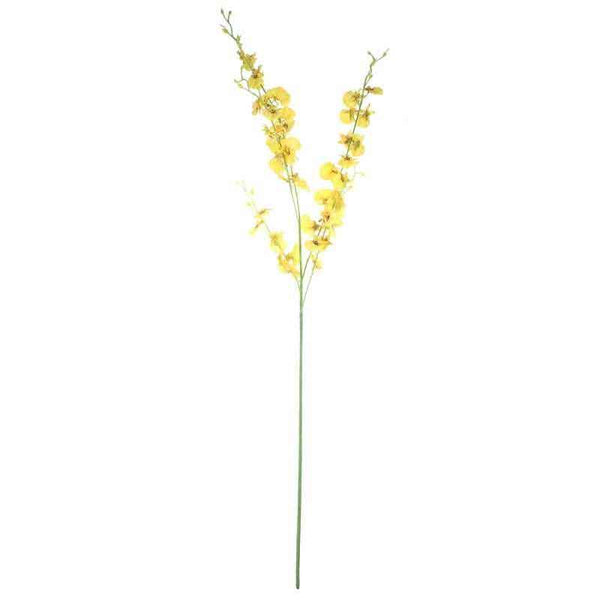 Yellow Dancing Orchid Stem (88cm) image 2